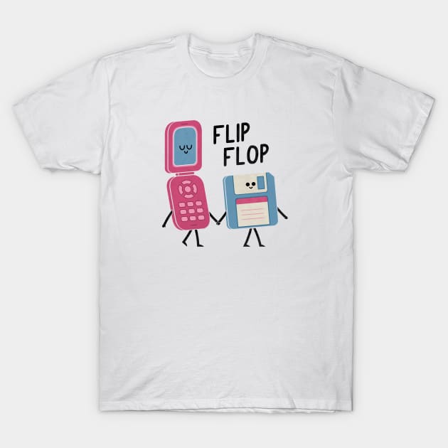 Flip Flop T-Shirt by HandsOffMyDinosaur